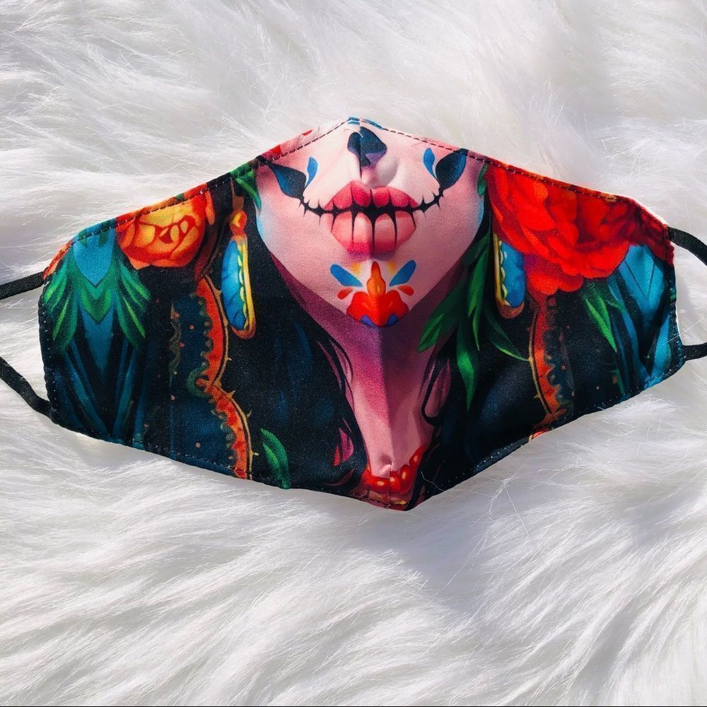 Brand New Halloween Face Mask For‎ ADULTS Scary  Fashion Washable Face Cover